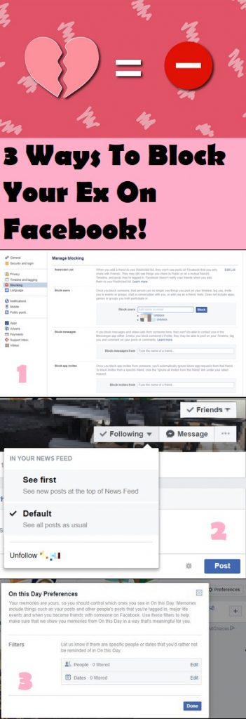3 Ways To Block Your Ex On Facebook