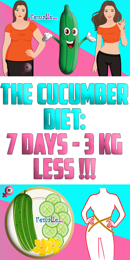 The Cucumber Diet: 7 Days – 3 Kg Less
